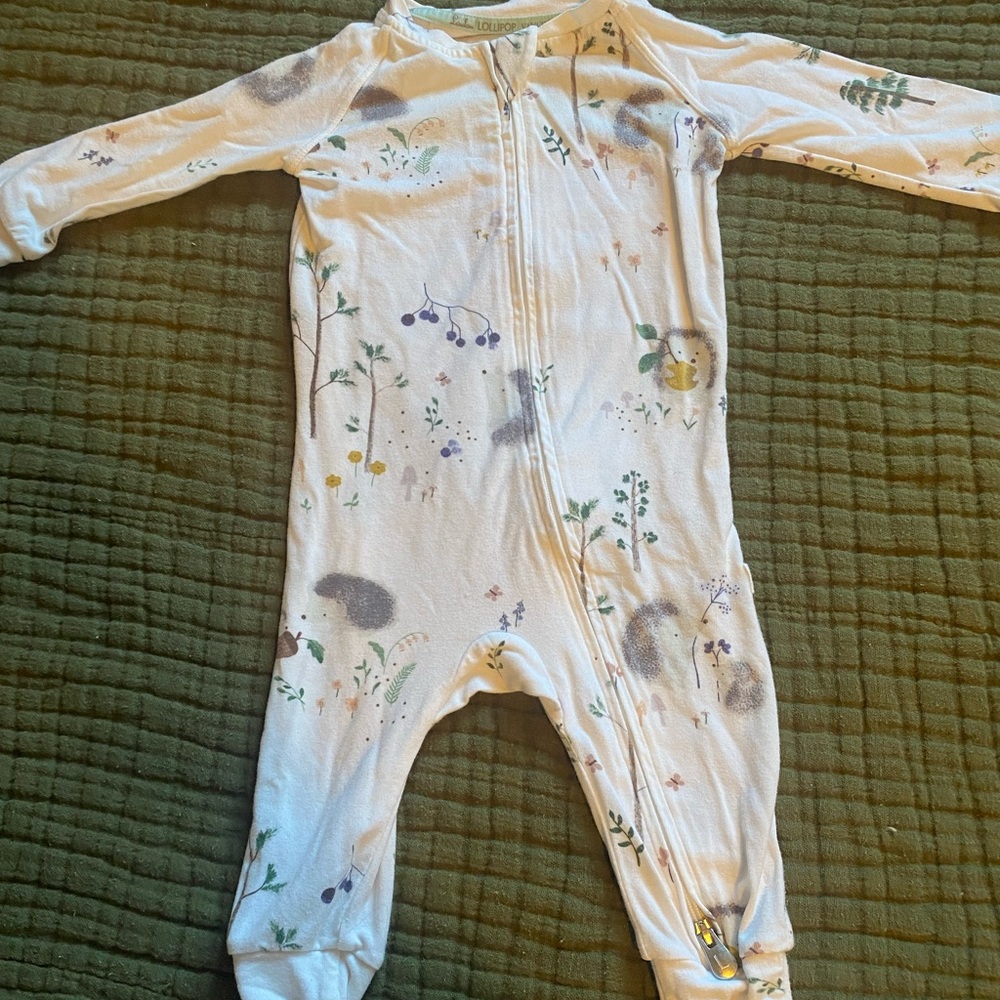 Lou Lou lollipop woodland onesie